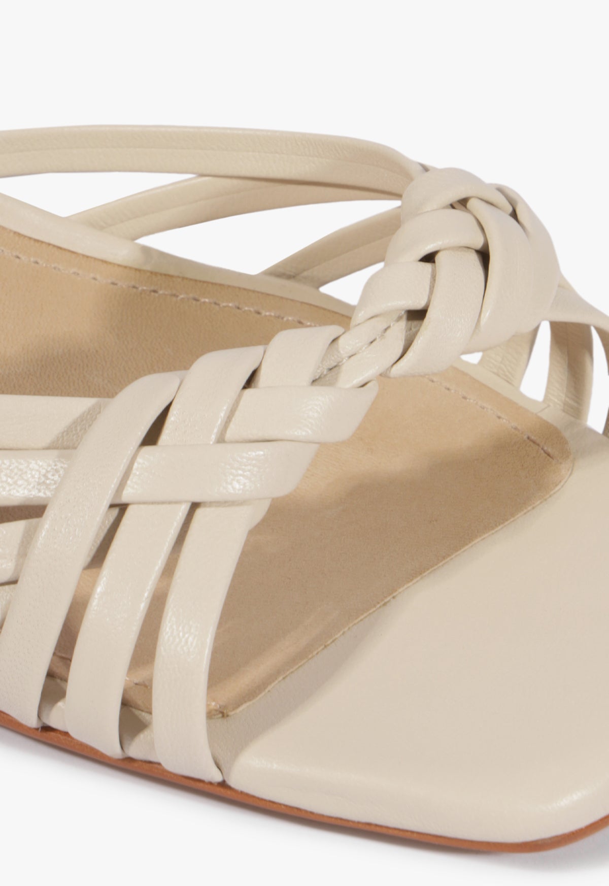 Tara Mule Mid Leather Sandal - Schutz Shoes