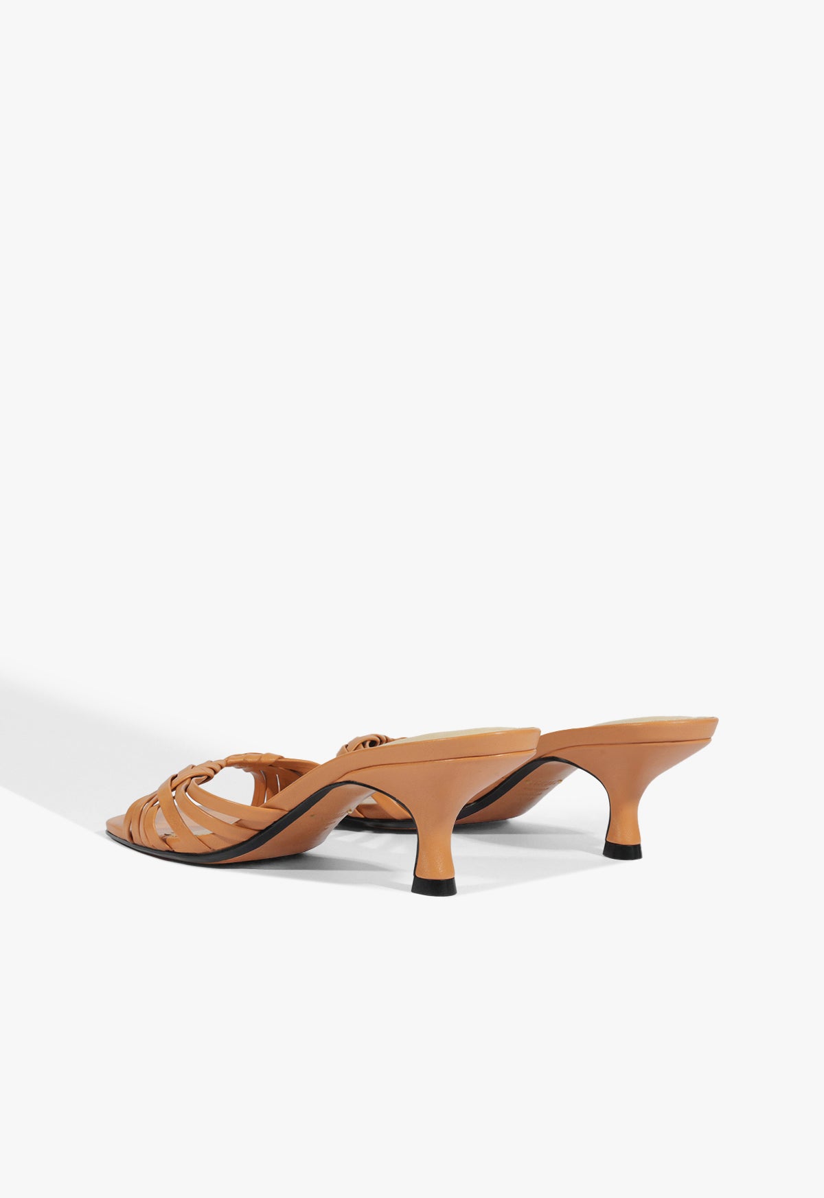Tara Mule Mid Leather Sandal Resort 26 - Schutz Shoes