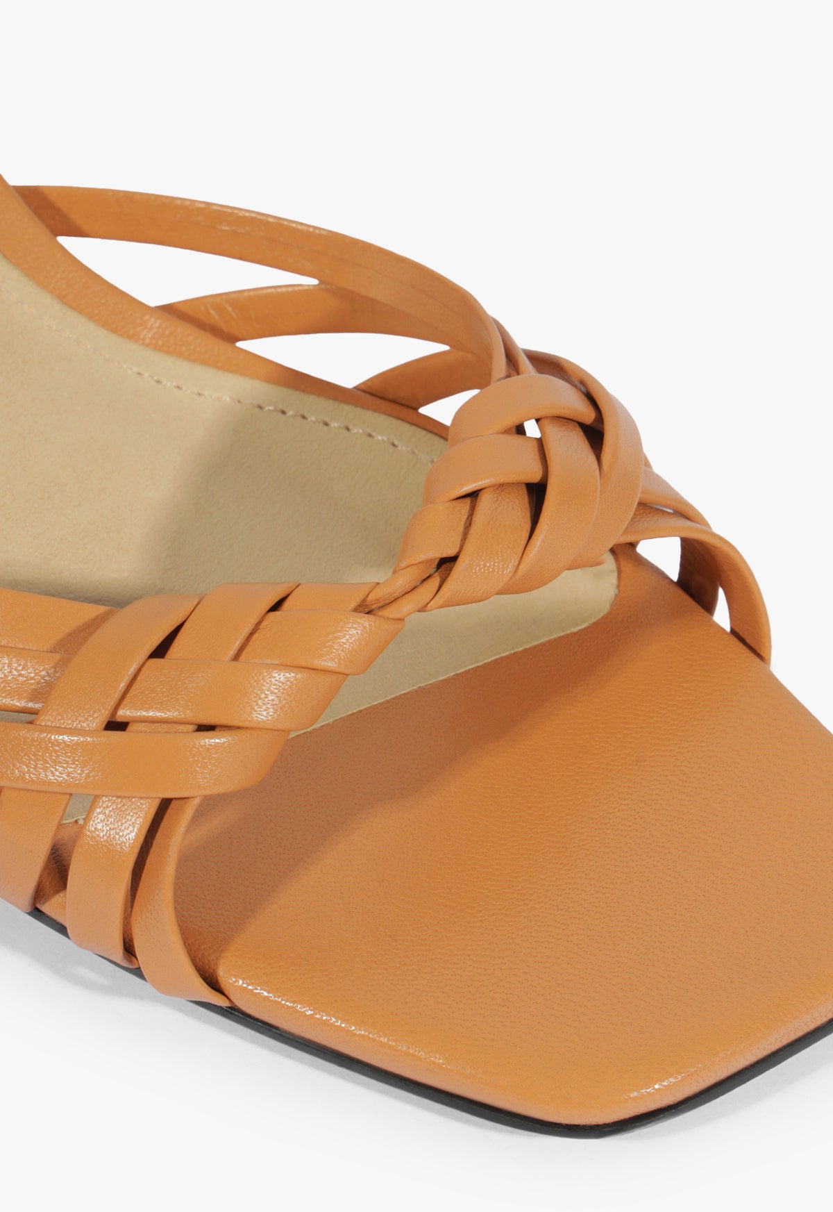 Tara Mule Mid Leather Sandal Resort 26 - Schutz Shoes