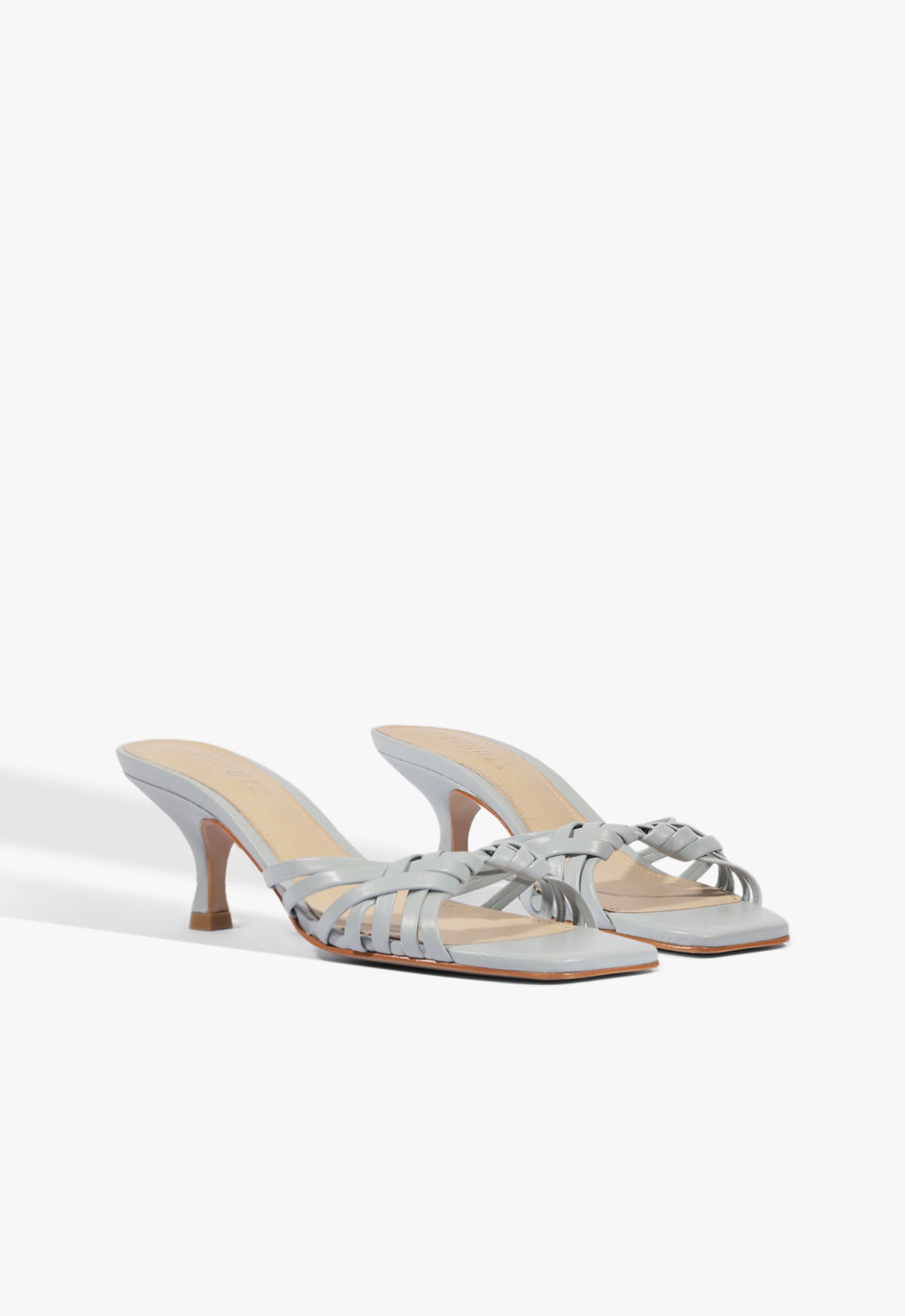 Tara Mule Mid Leather Sandal - Schutz Shoes