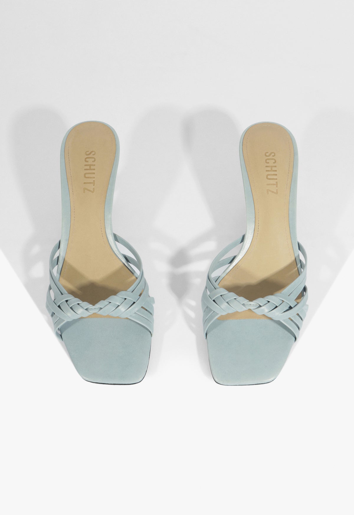 Tara Mule Mid Leather Sandal Resort 26 - Schutz Shoes