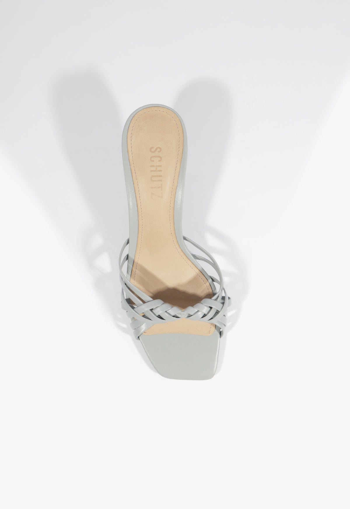 Tara Mule Mid Leather Sandal - Schutz Shoes