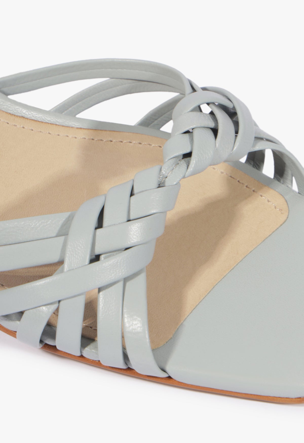 Tara Mule Mid Leather Sandal - Schutz Shoes