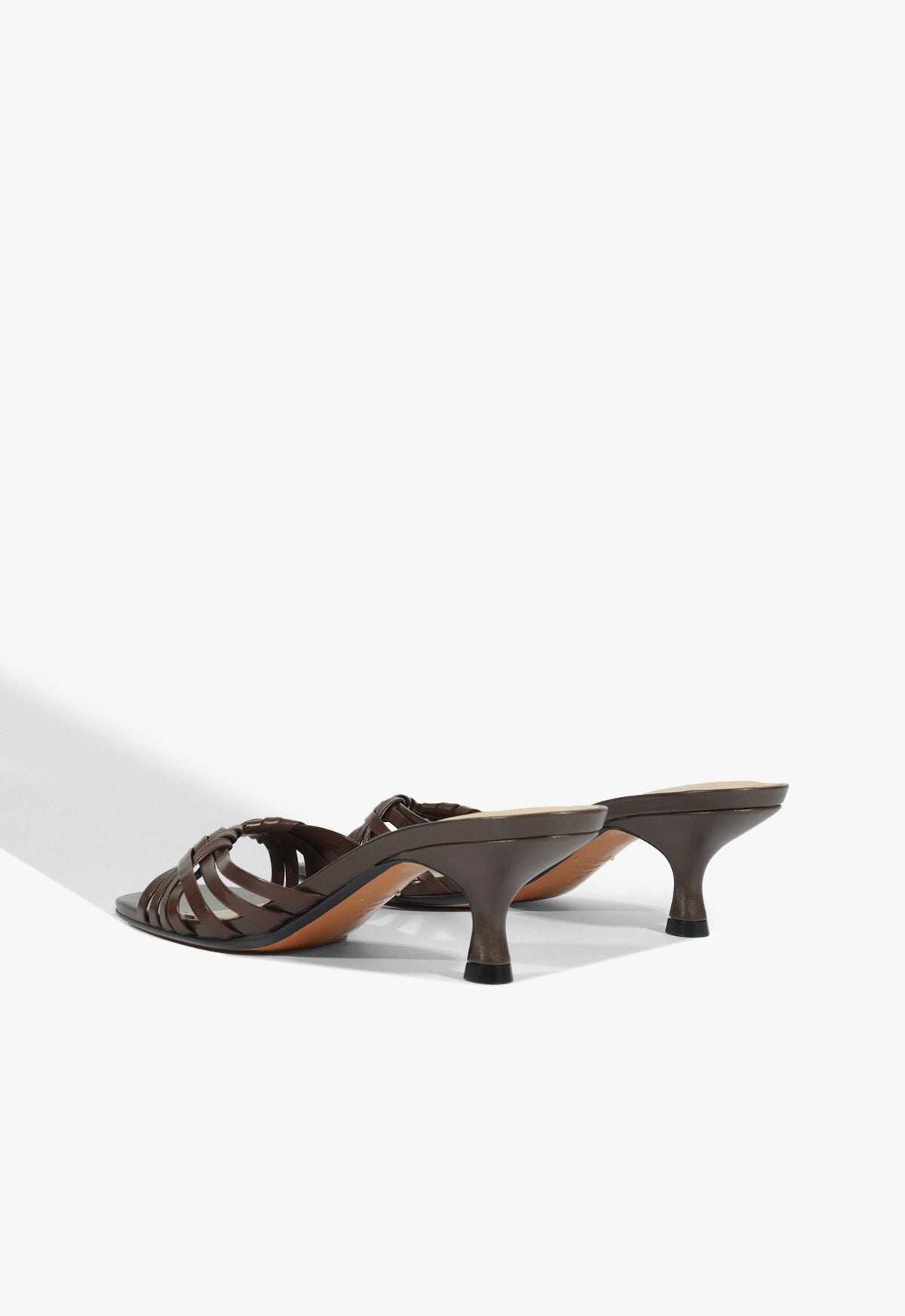 Tara Mule Mid Leather Sandal Resort 26 - Schutz Shoes