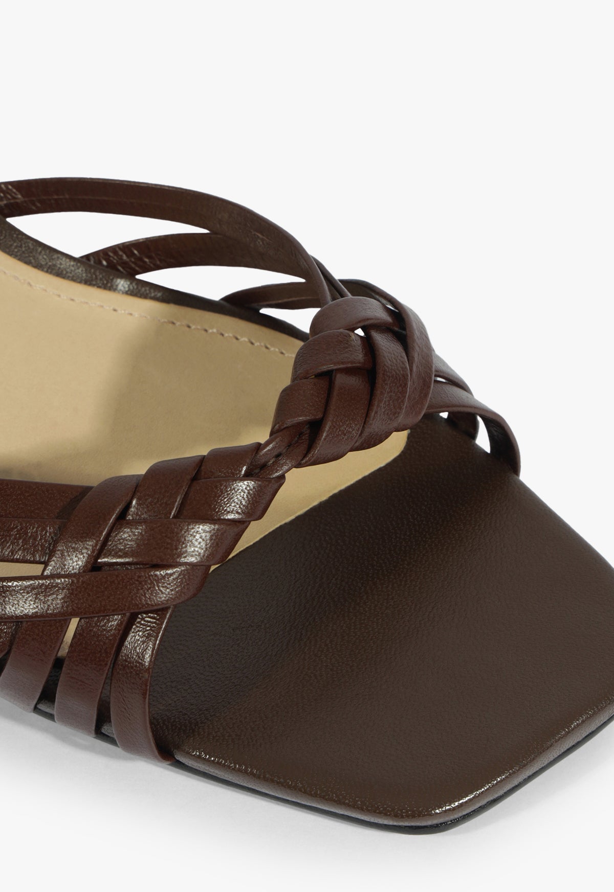 Tara Mule Mid Leather Sandal Resort 26 - Schutz Shoes