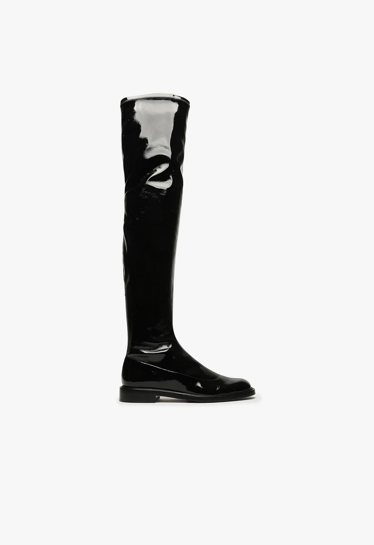 Kaolin Over the Knee Patent Leather  Boot Boots CO 5 Black Patent Leather - Schutz Shoes