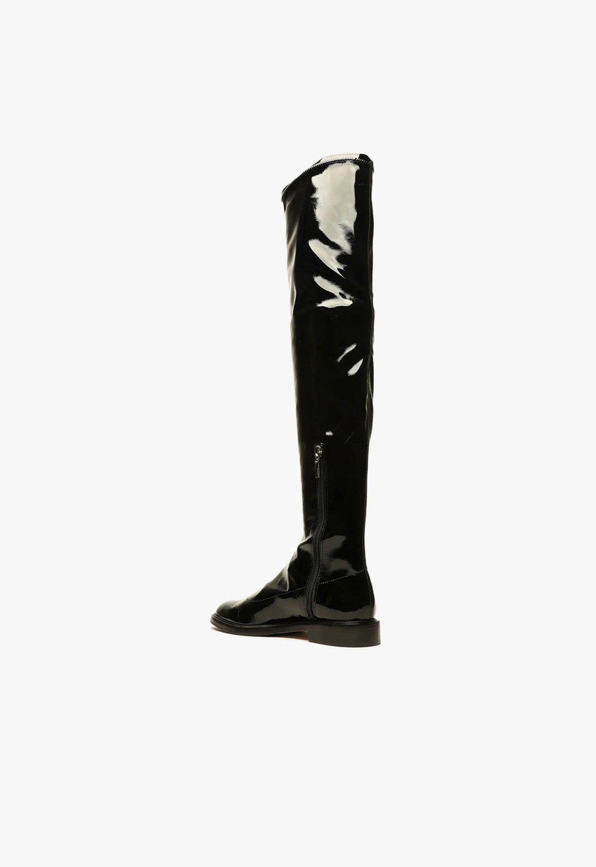 Women s Schutz Kaolin Over The Knee Boot 7.5 M Black Patent