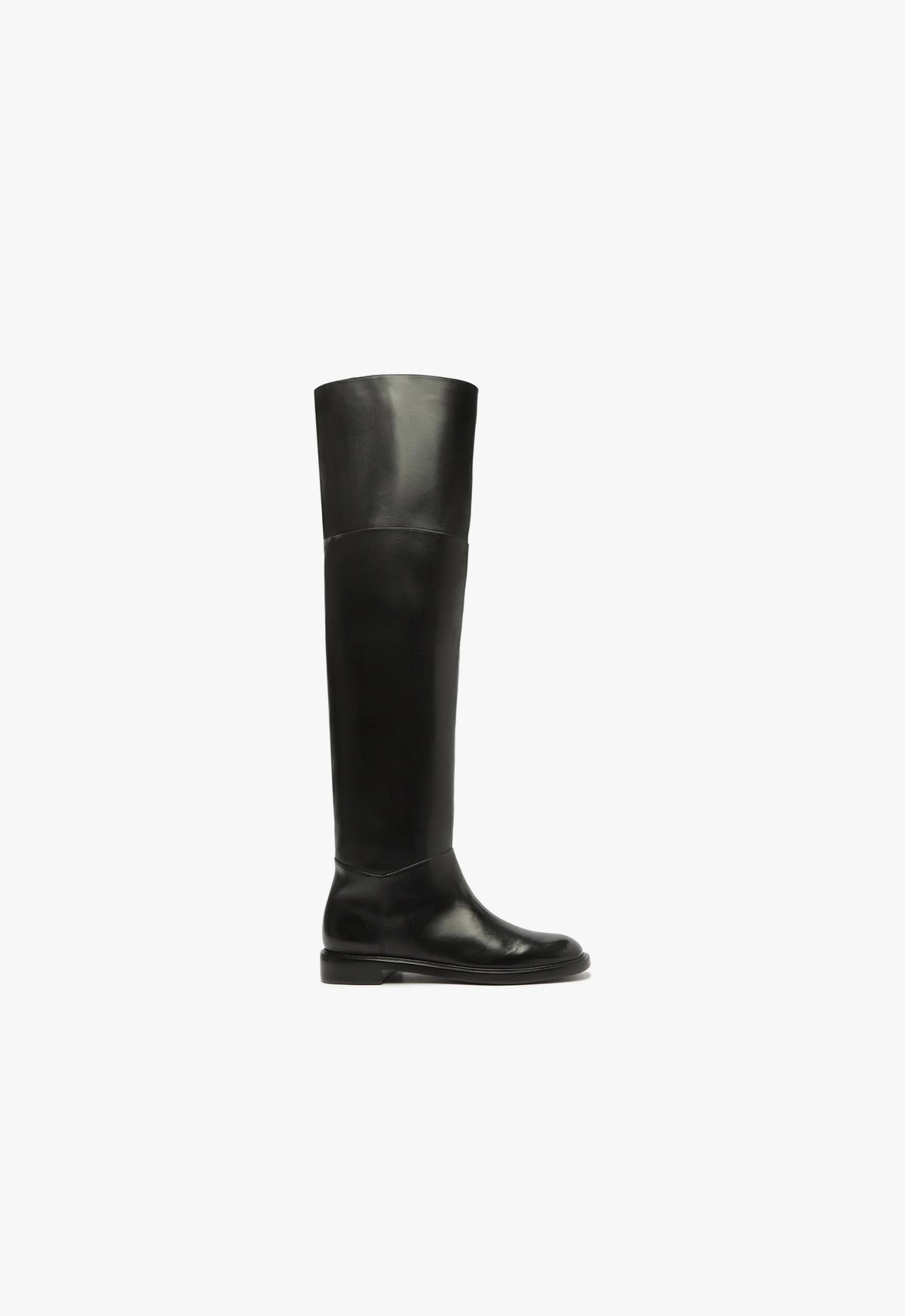 Terrance Over the Knee Boot Fall 24 5 Black Leather - Schutz Shoes