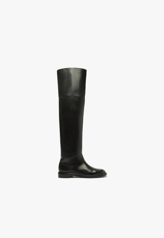 Terrance Over the Knee Boot Fall 24 5 Black Leather - Schutz Shoes