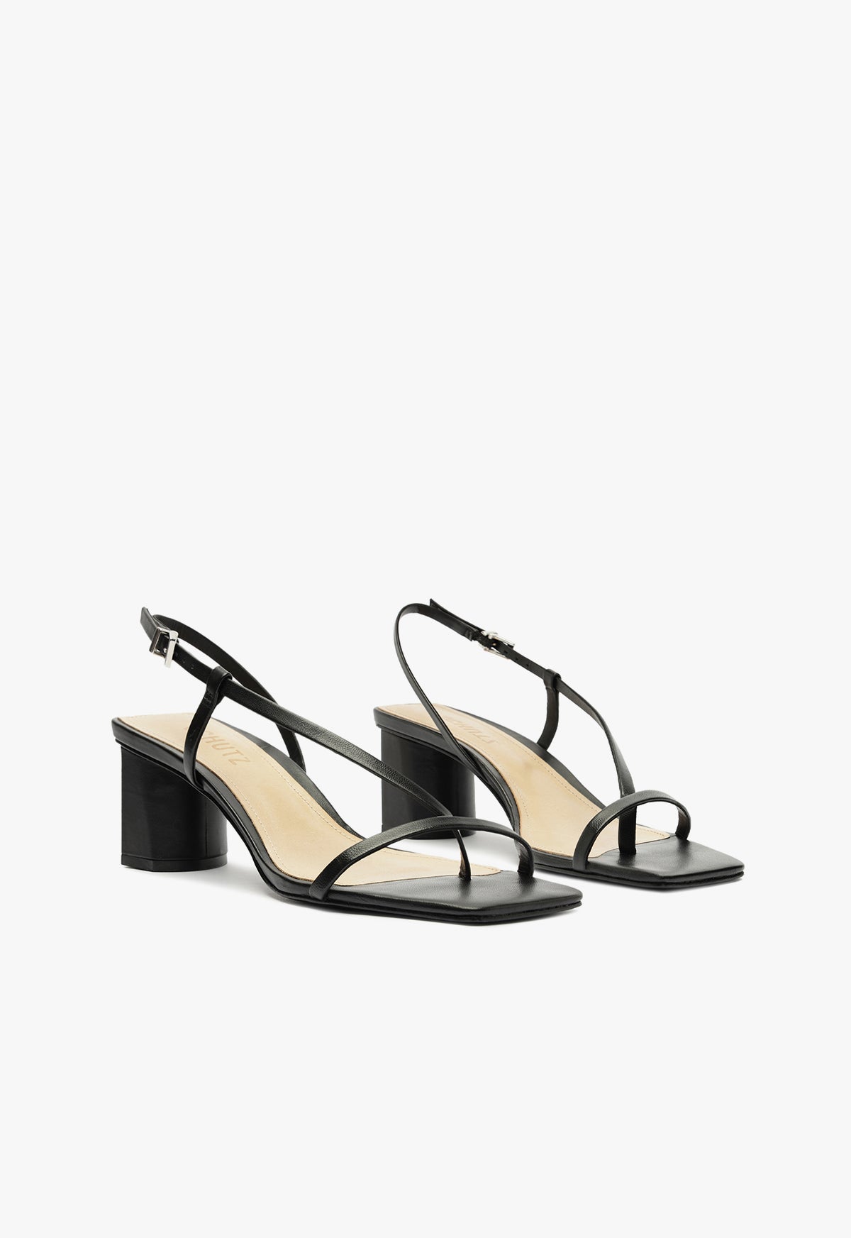 Heloise Mid Block Leather Sandal Sandals Spring 25 - Schutz Shoes