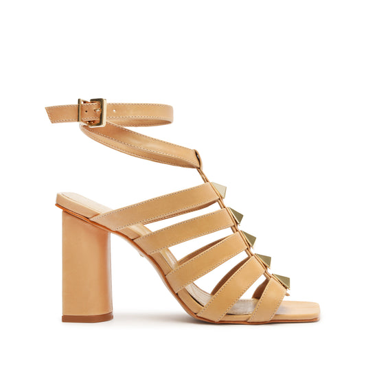 Kyrie Leather Sandal SPRING 24 5 Brown Atanado Leather - Schutz Shoes