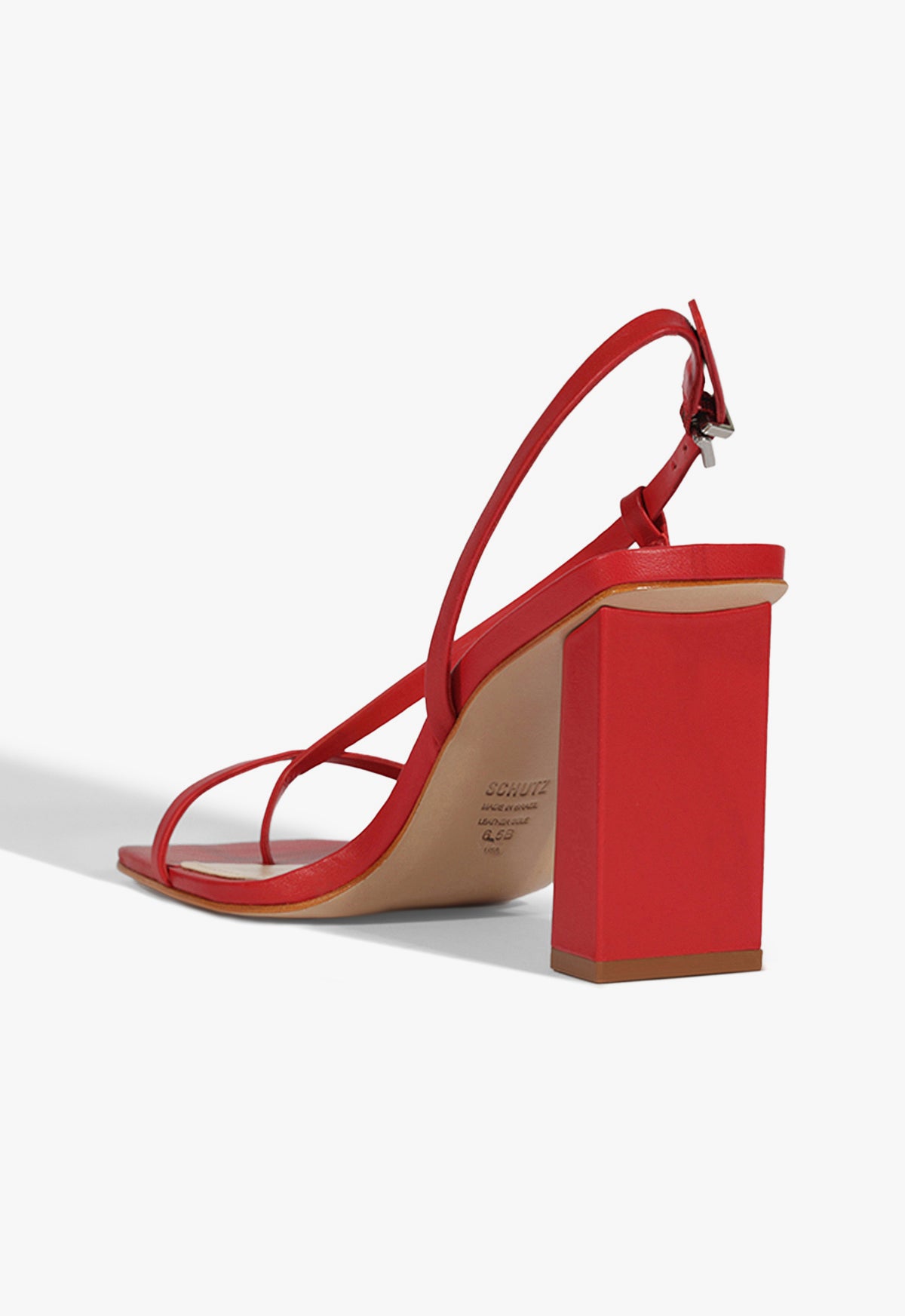 Heloise Block Leather Sandal Sandals Spring 25 - Schutz Shoes