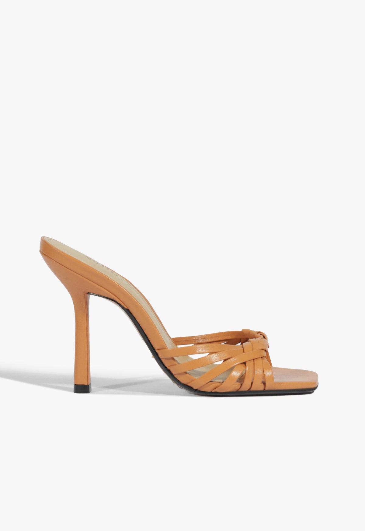 Tara Mule Leather Sandal Resort 26 5 Earth Clay Leather - Schutz Shoes