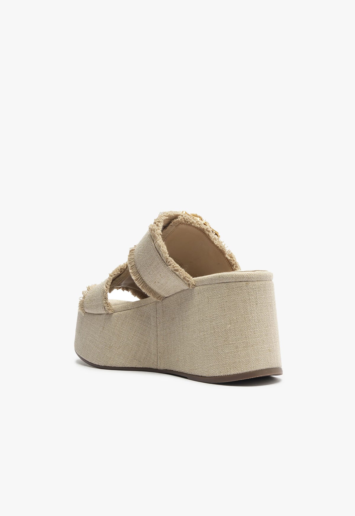 Enola Flatform Linen Sandal Sandals SPRING 24 - Schutz Shoes