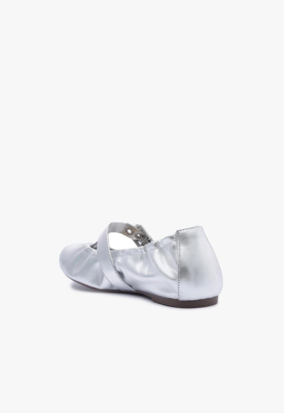 Calita Metallic Leather Flat RESORT 24 - Schutz Shoes