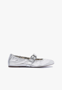 Go to related product Calita Metallic Leather Flat