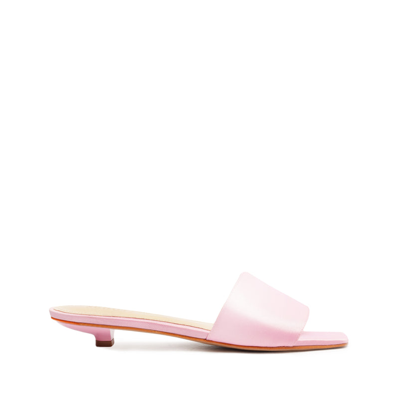 Avery Satin Sandal Sandals Spring 24 5 Pink Satin - Schutz Shoes