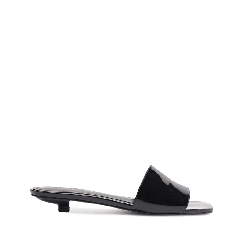 Avery Patent Leather Sandal Sandals Spring 24 5 Black Patent Leather - Schutz Shoes