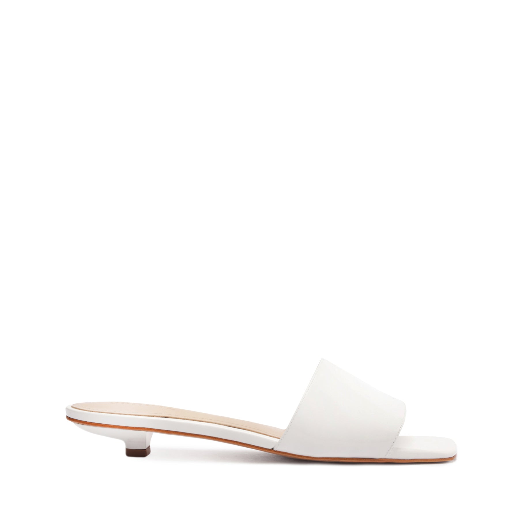 Avery Patent Leather Sandal Sandals SPRING 24 5 White Patent Leather - Schutz Shoes