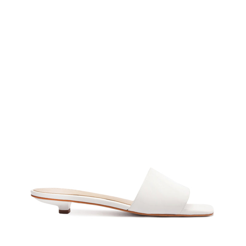 Avery Patent Leather Sandal Sandals Spring 24 5 White Patent Leather - Schutz Shoes