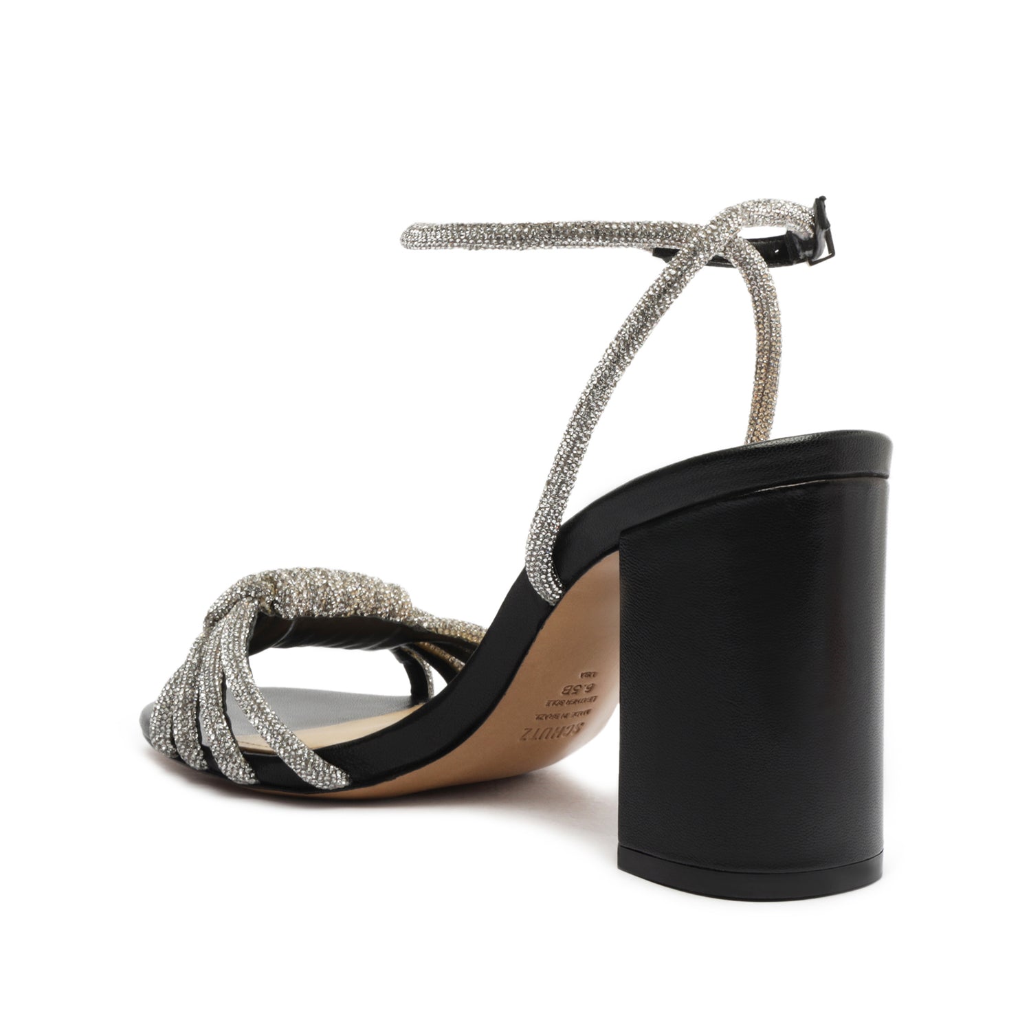 Jewell Block Leather Sandal Sandals Spring 23    - Schutz Shoes