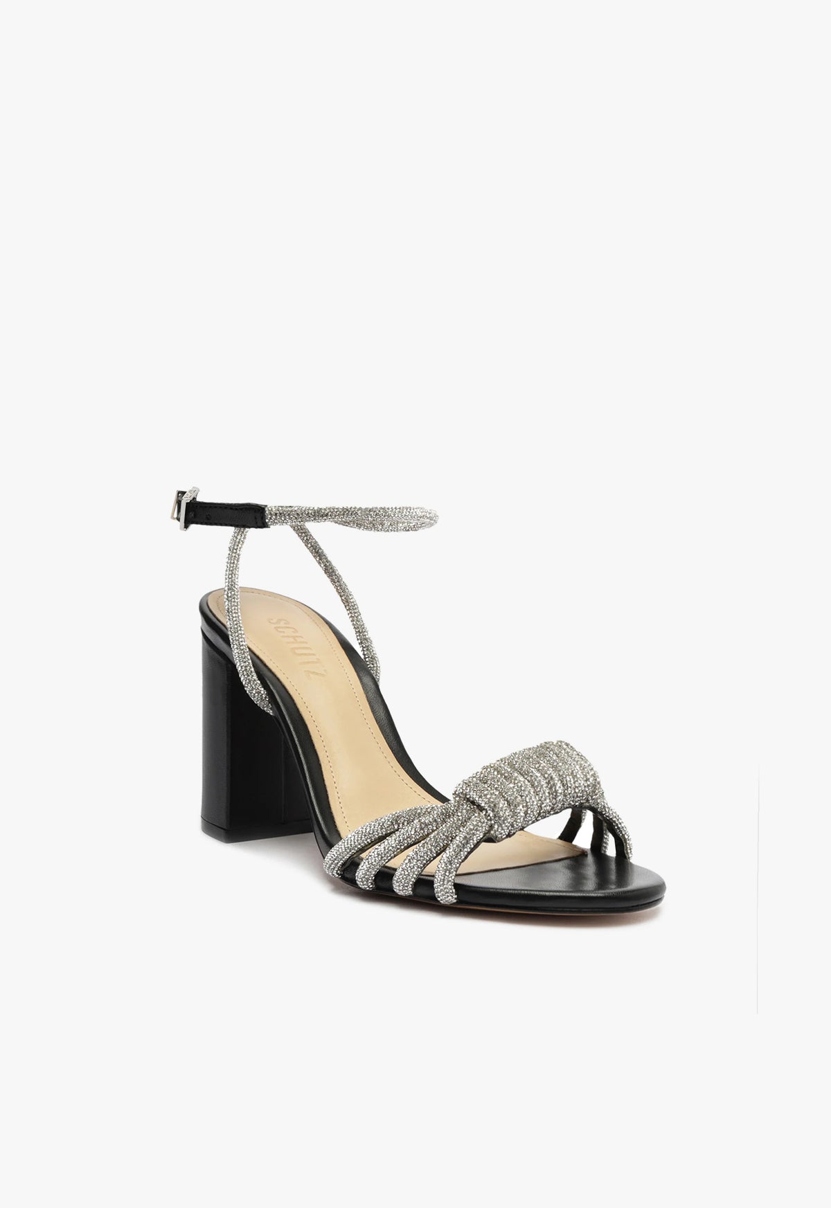 Jewell Block Leather Sandal Sandals FALL 23 - Schutz Shoes