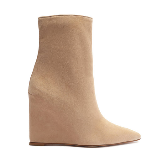 Asya Suede Bootie Booties FALL 23 5 True Beige Suede - Schutz Shoes