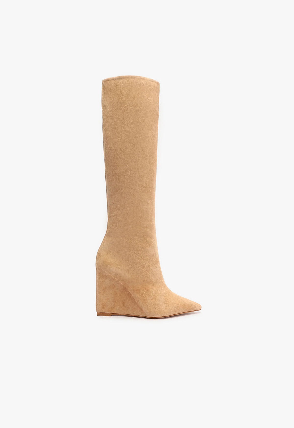 Asya Up Suede Boot Boots FALL 23 5 True Beige Suede - Schutz Shoes