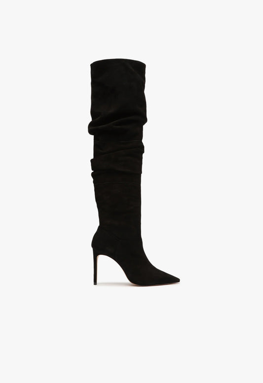 Ashlee Over The Knee Suede Boot Boots FALL 23 5 Black Suede - Schutz Shoes