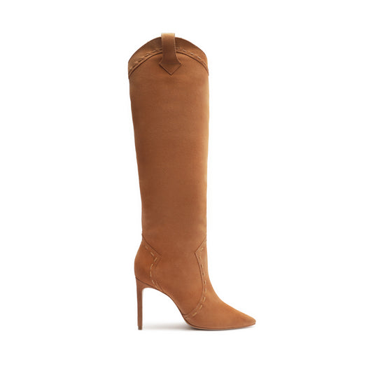 Eliana Suede Boot FALL 23 5 Honey Peach Suede - Schutz Shoes