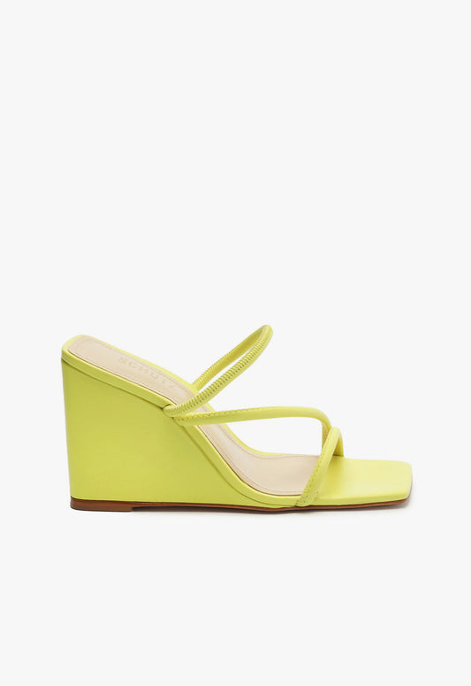 Kiki Nappa Leather Sandal OLD 5 Green Nappa Leather - Schutz Shoes