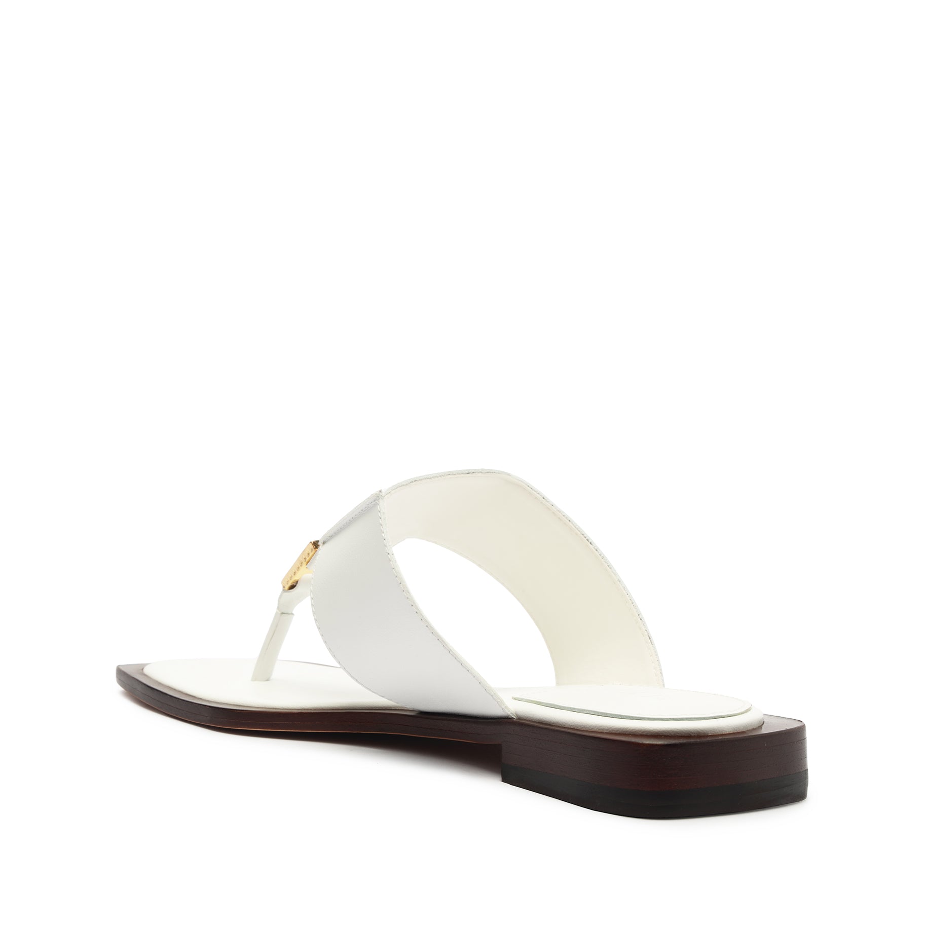 Salma Leather Flat Sandal Flats High Summer 24    - Schutz Shoes