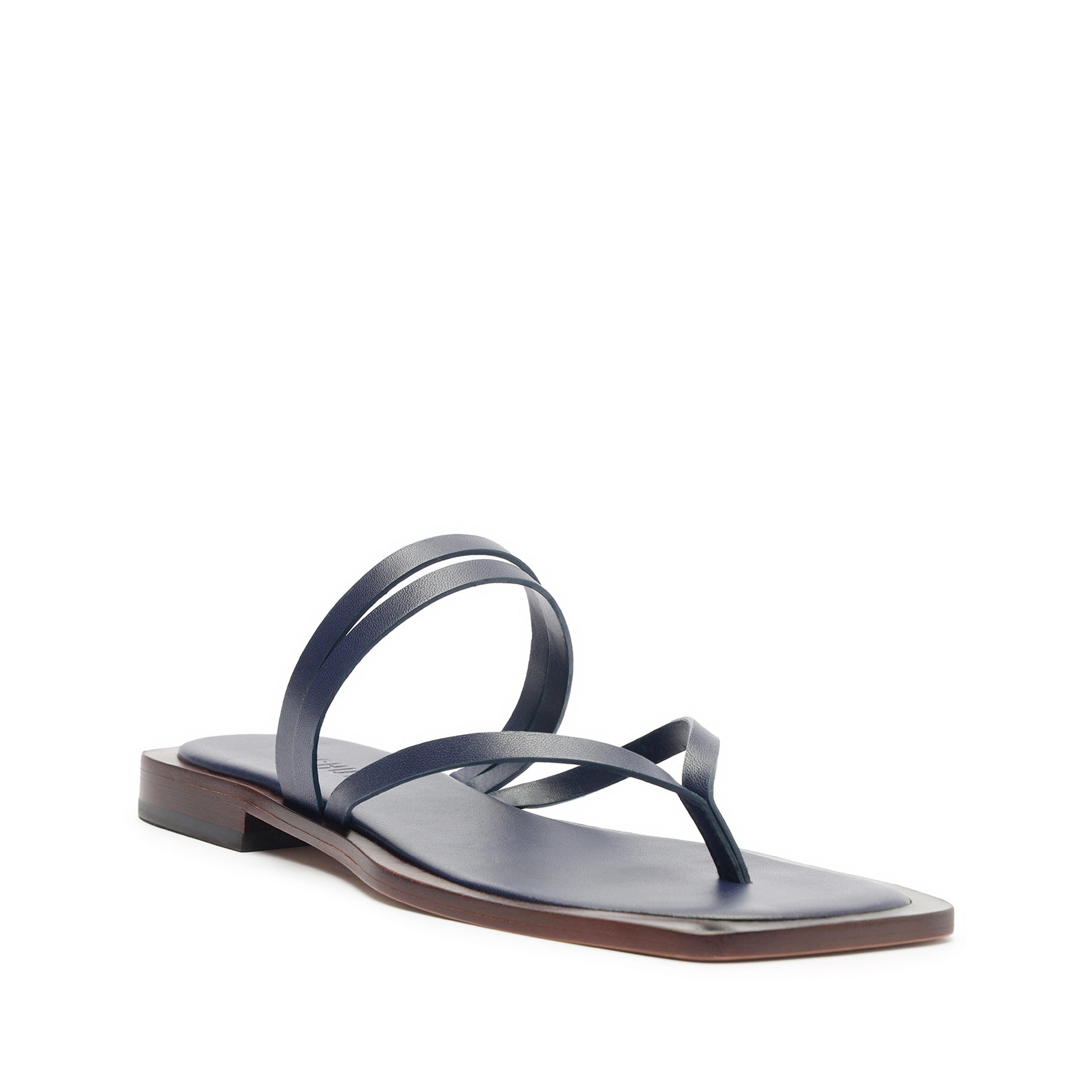 Rania Leather Flat Sandal Flats High Summer 24    - Schutz Shoes