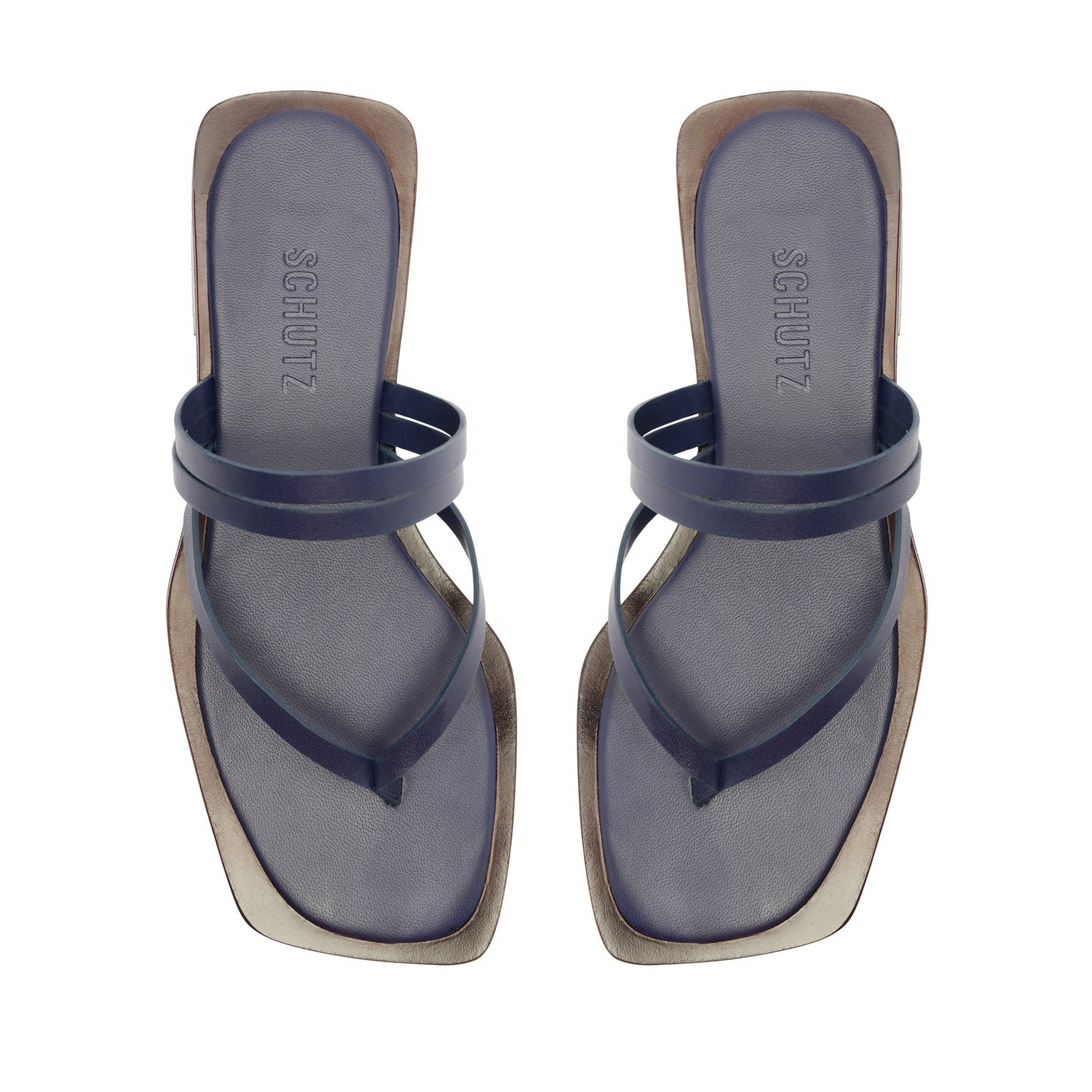 Rania Leather Flat Sandal Flats High Summer 24    - Schutz Shoes