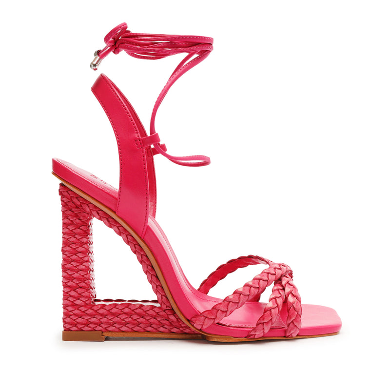Filipa Braided Sandal Sandals Resort 24 5 Paradise Pink Nappa Leather - Schutz Shoes