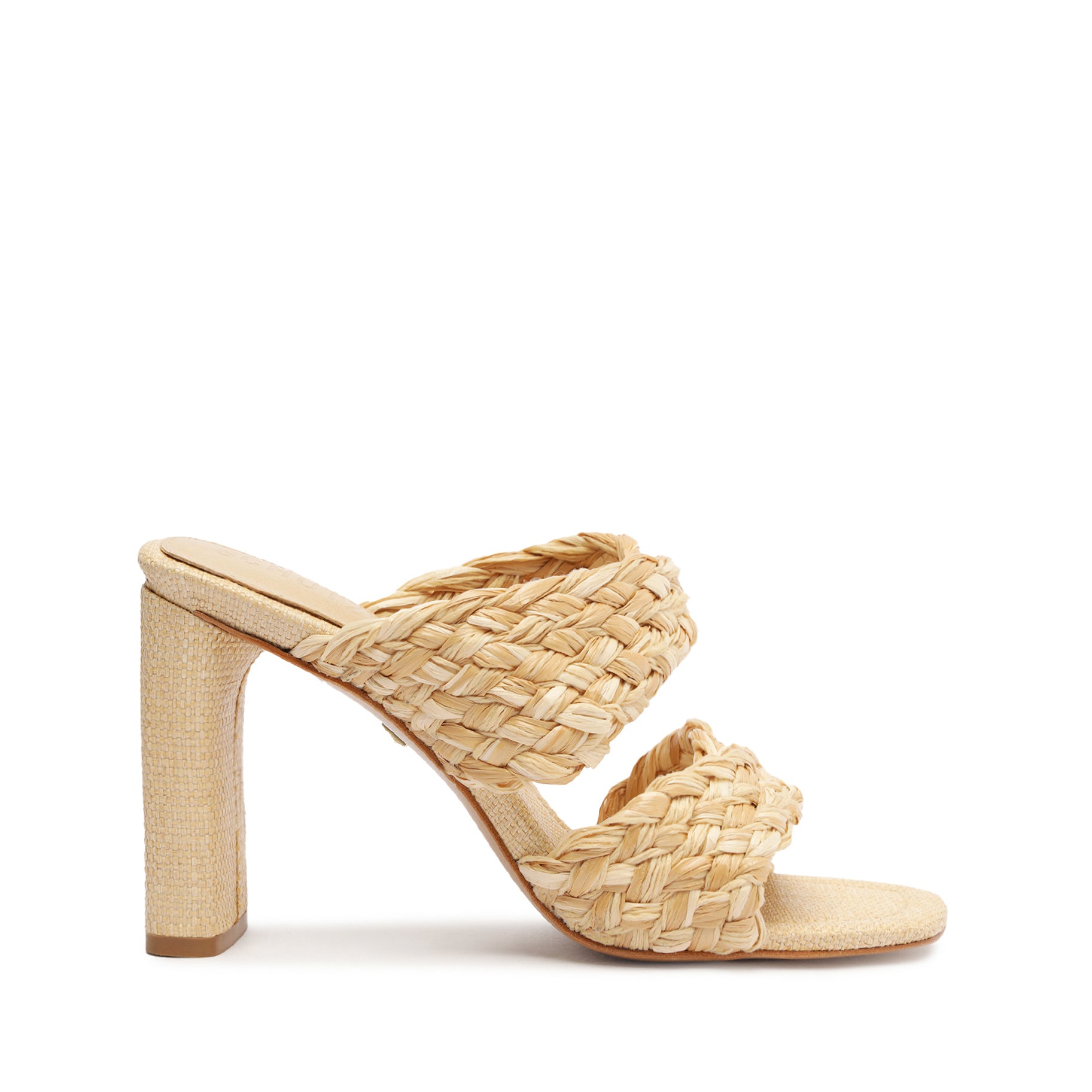 Amani Straw Sandal Sandals High Summer 24 5 Beige Leather - Schutz Shoes