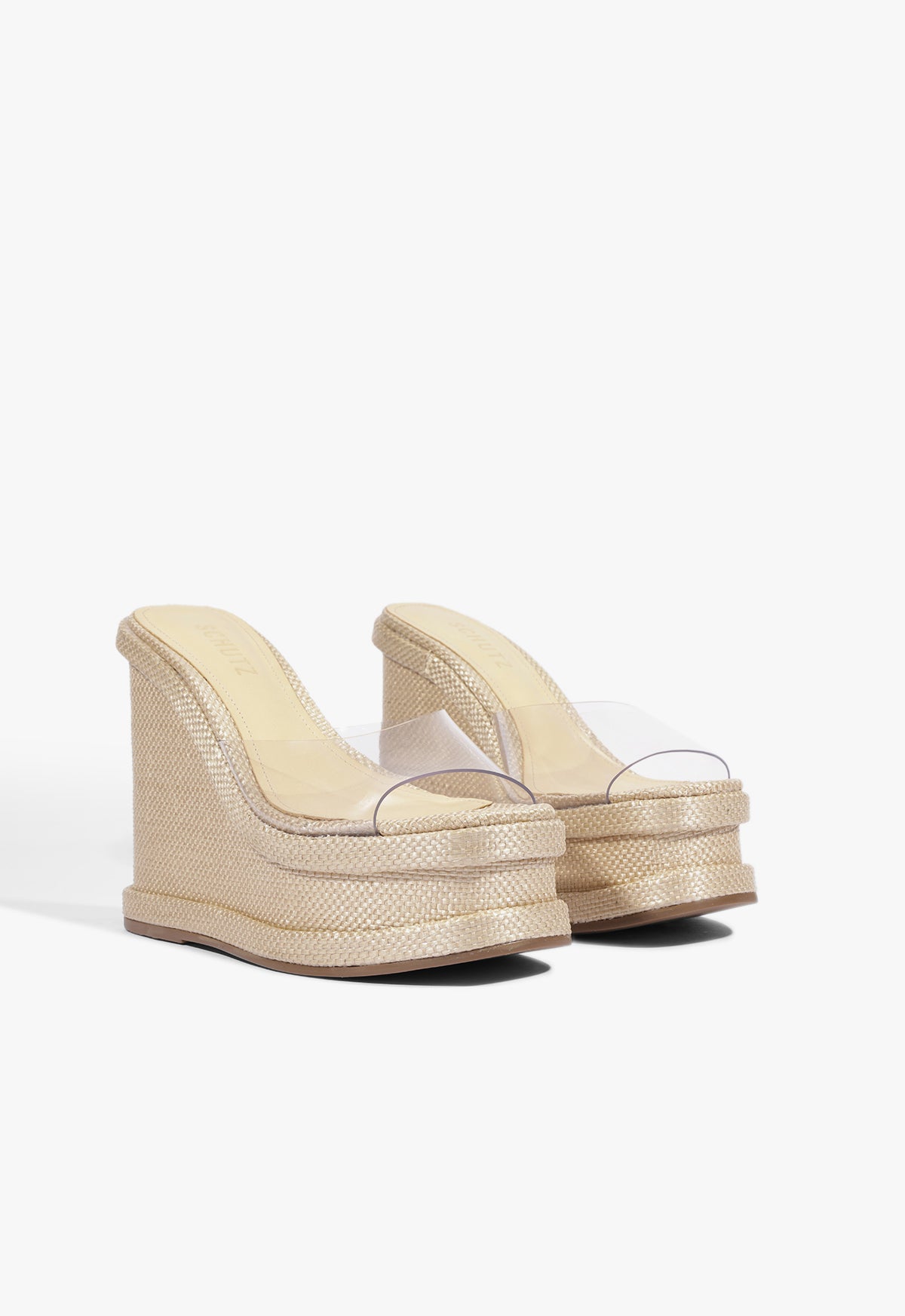 Dalle Vinyl Wedge Sandal - Schutz Shoes