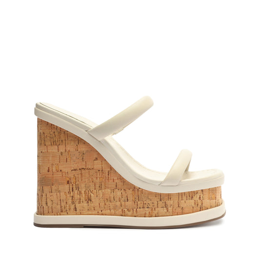 Ully Casual Nappa Leather Sandal Sandals High Summer 23 5 Pearl Nappa Leather - Schutz Shoes