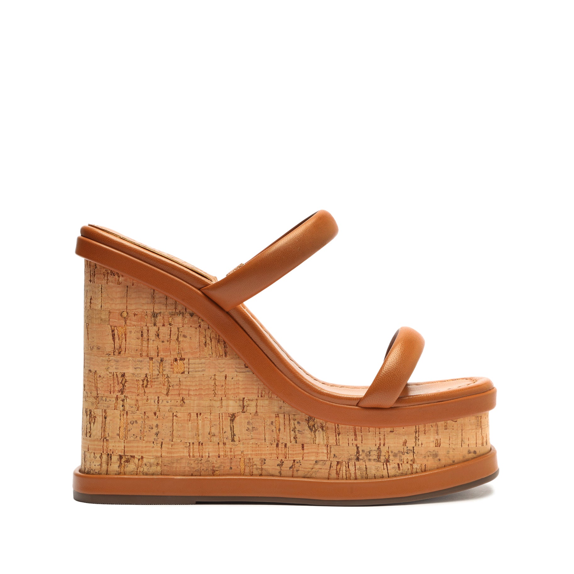 Ully Casual Nappa Leather Sandal Sandals High Summer 23 5 Honey Peach Nappa Leather - Schutz Shoes