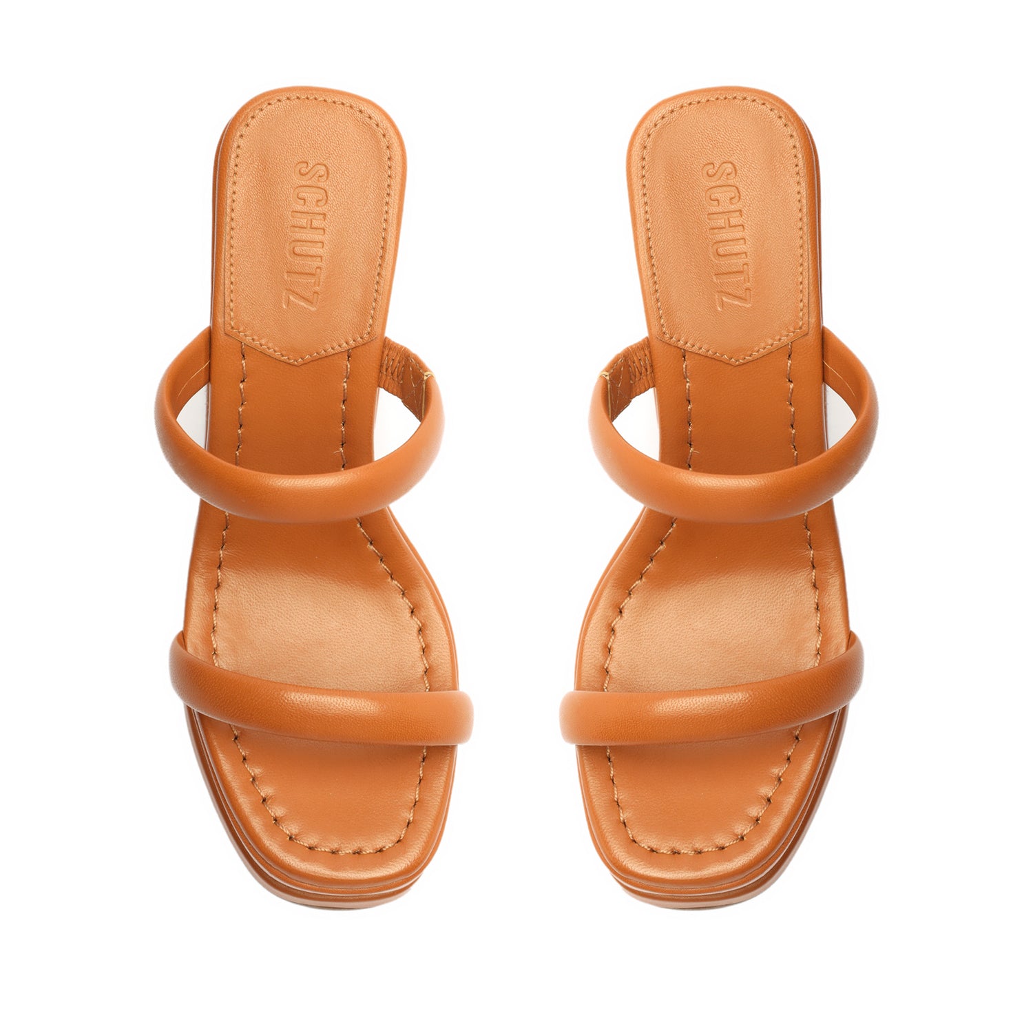 Ully Casual Nappa Leather Sandal Honey Peach