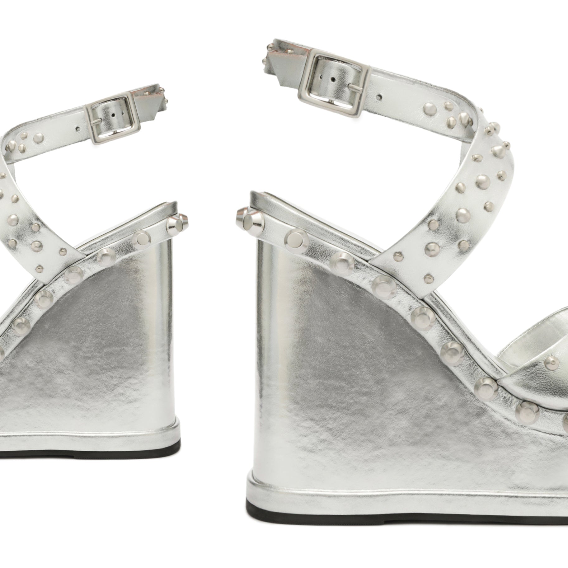 Lizzy Metallic Leather Sandal Sandals FALL 23    - Schutz Shoes