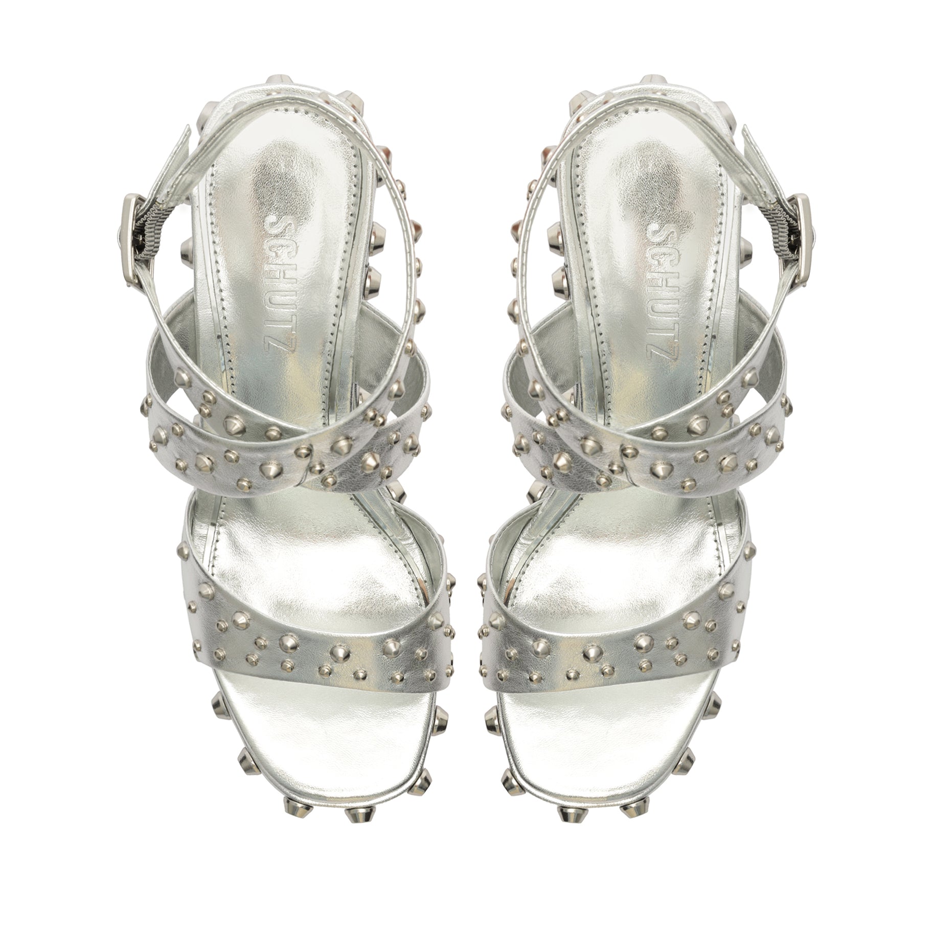 Lizzy Metallic Leather Sandal Sandals FALL 23    - Schutz Shoes