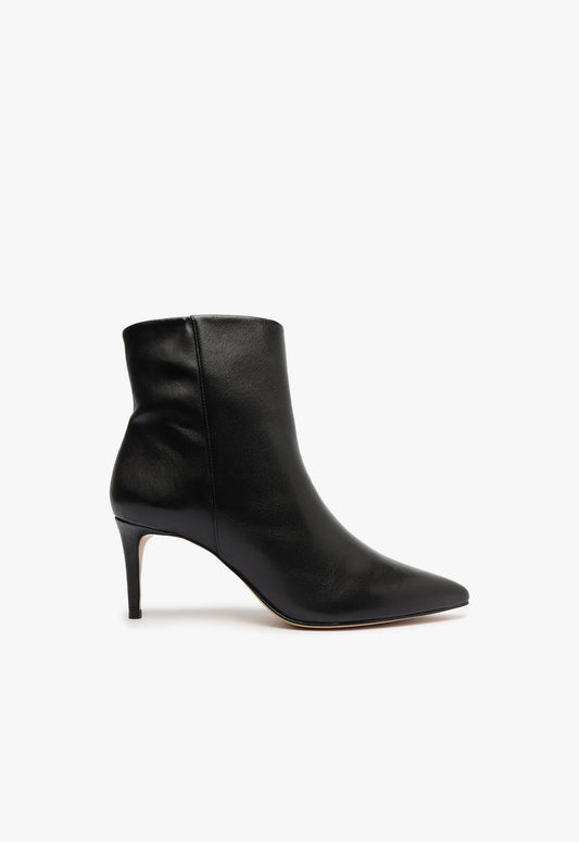 Magali Mid Leather Bootie CO 5 Black Leather - Schutz Shoes