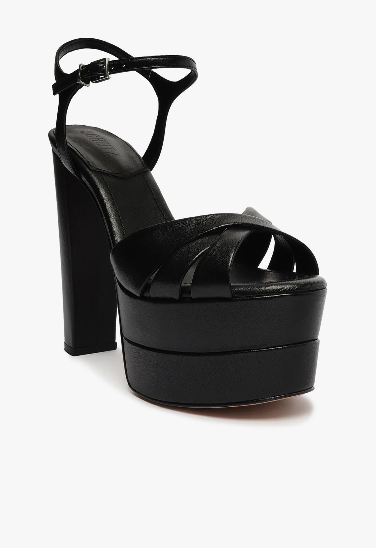Schutz | Keefa High Nappa Leather Sandal | 8.5 US