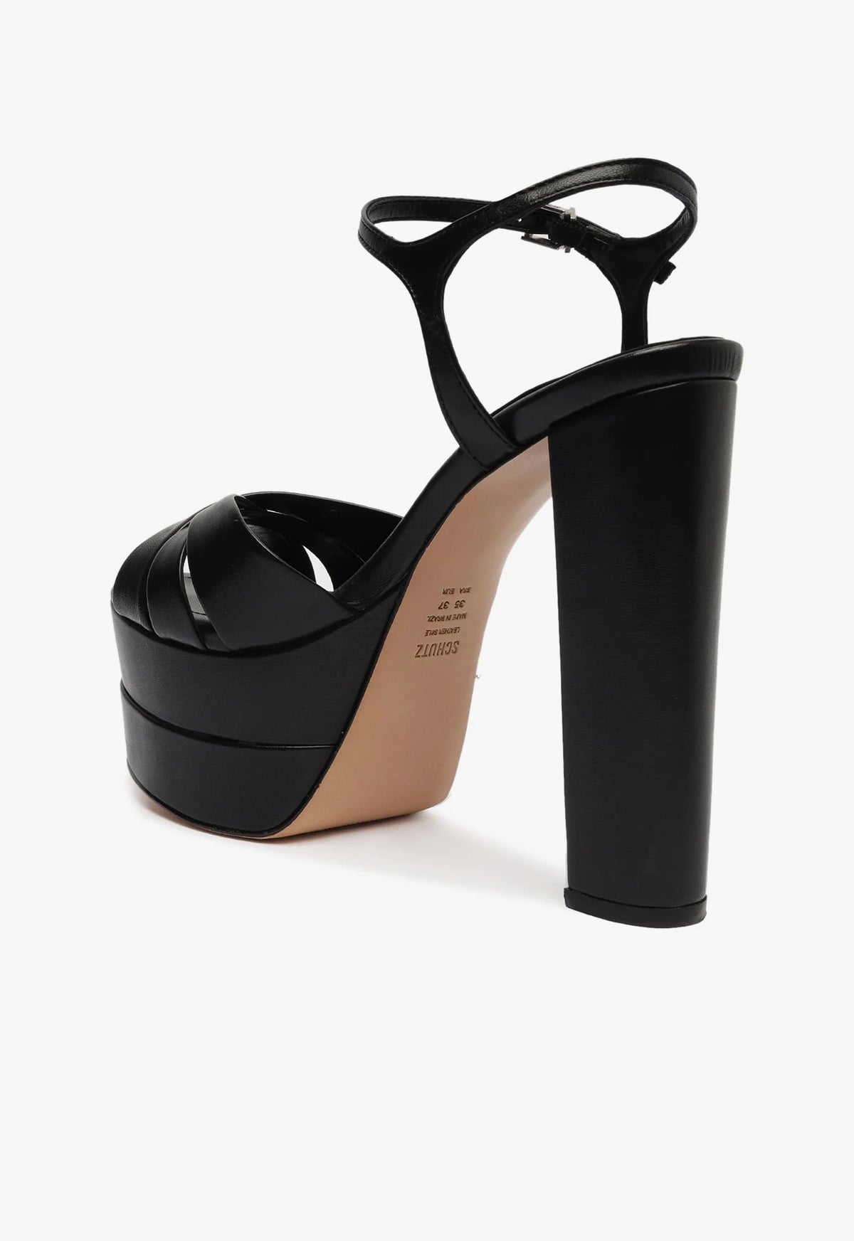 Keefa High Nappa Leather Sandal CO - Schutz Shoes