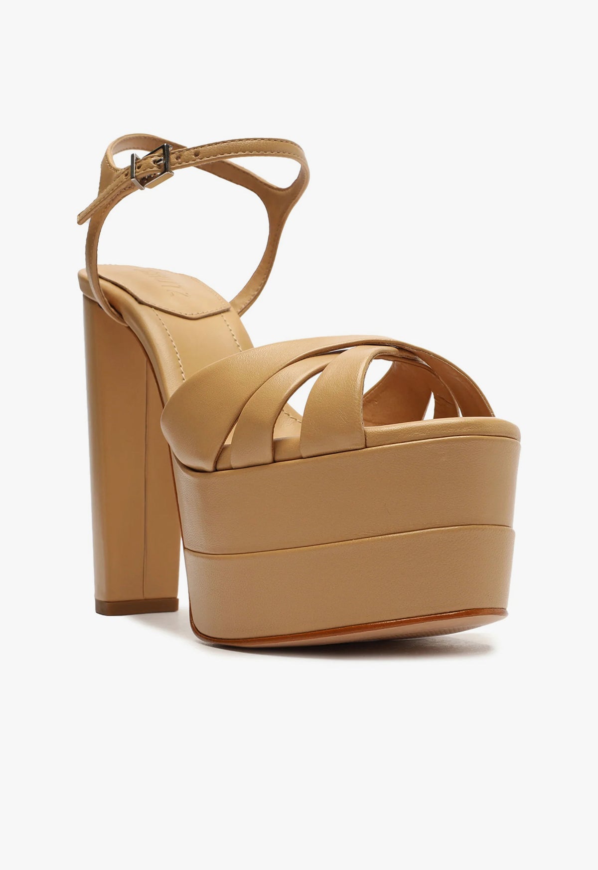 Keefa High Nappa Leather Sandal Sandals CO    - Schutz Shoes