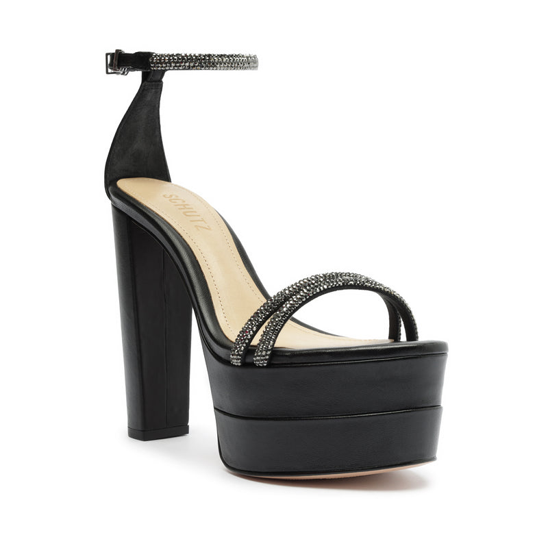 Fabienne Platform Leather Sandal