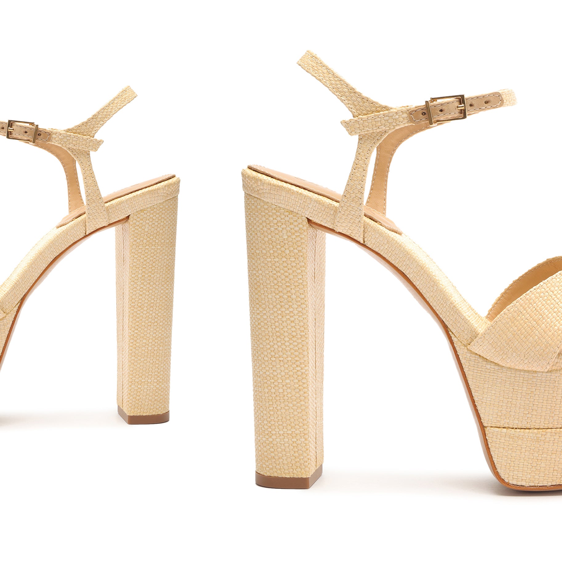 Keefa High Raffia Sandal SPRING 24 - Schutz Shoes