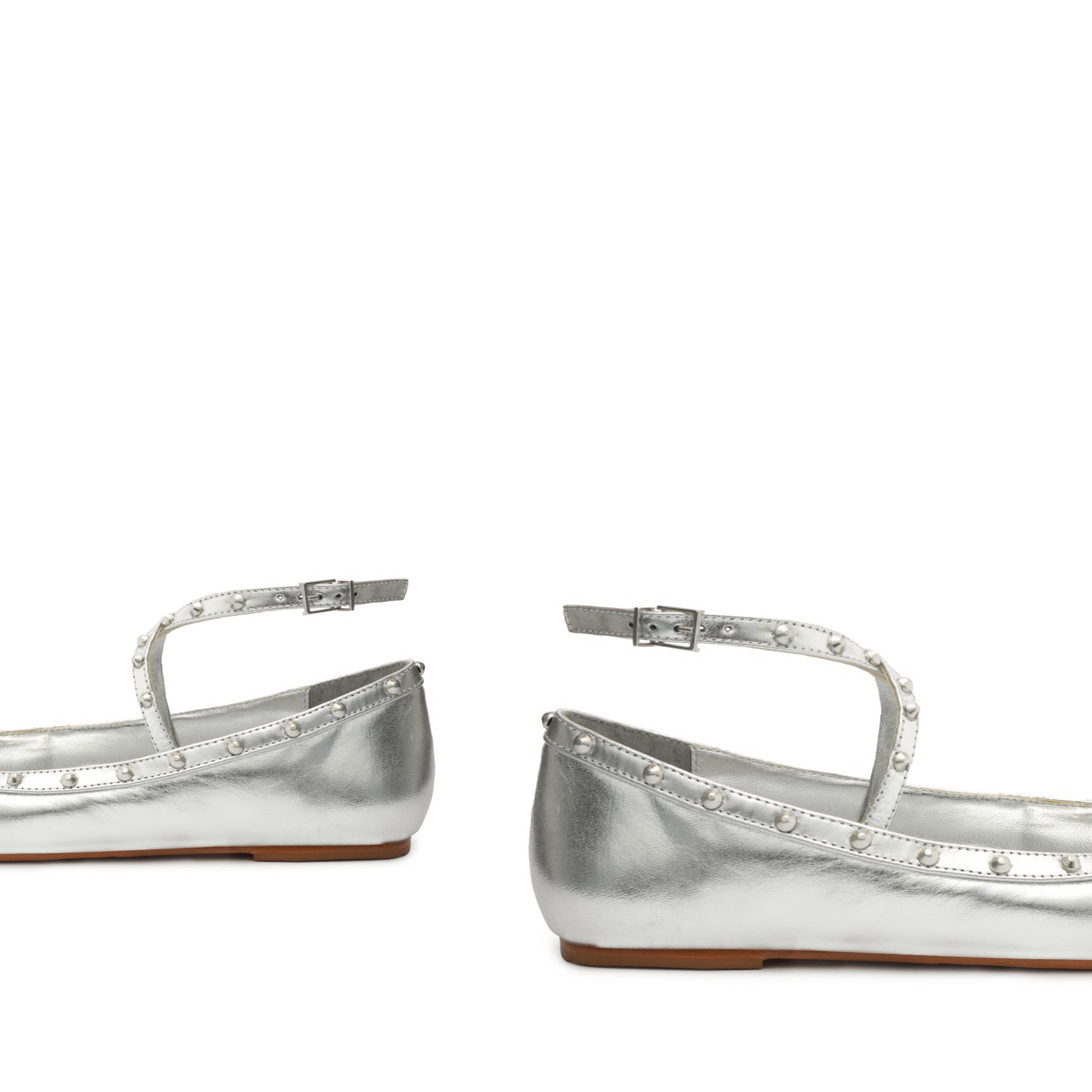 Larissa Metallic Leather Flat Flats RESORT 24    - Schutz Shoes