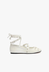 Go to related product Larissa Lace Up Calf Leather Flat